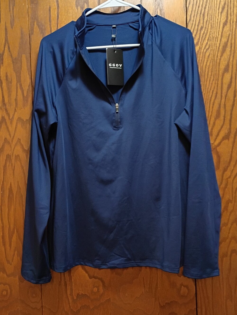 GGOV Navy Quarter-Zip Pullover